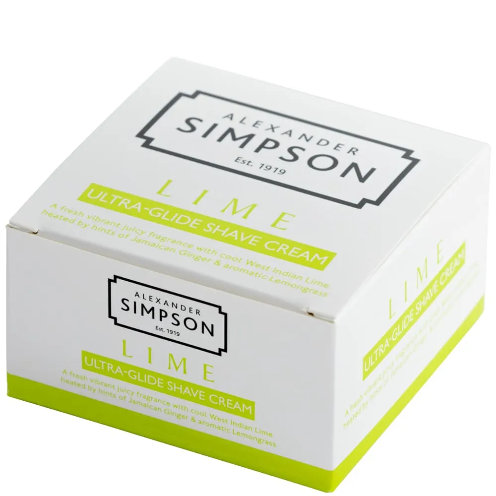 Alexander Simpson Lime Ultra-Glide Shaving Cream 180ml