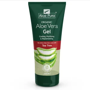 Aloe Pura Organic Aloe Vera Gel & Tea Tree 200ml