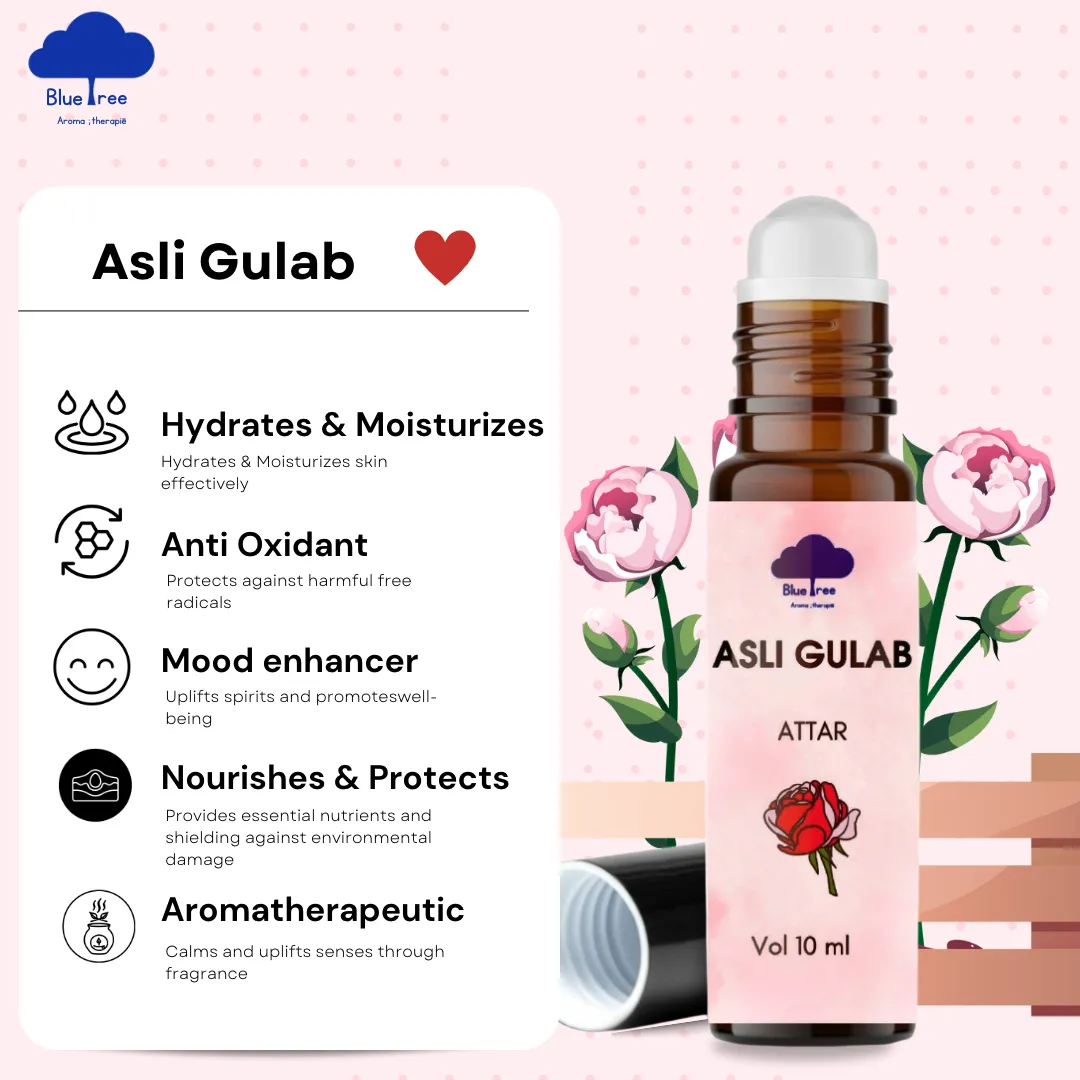 Asli Gulab Attar Roll On (New Launch)