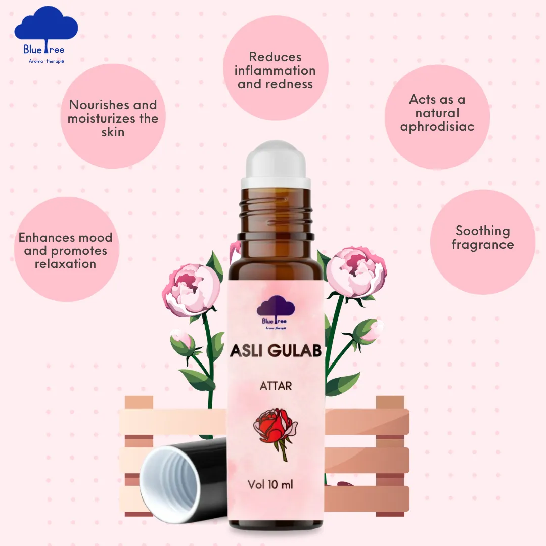 Asli Gulab Attar Roll On (New Launch)