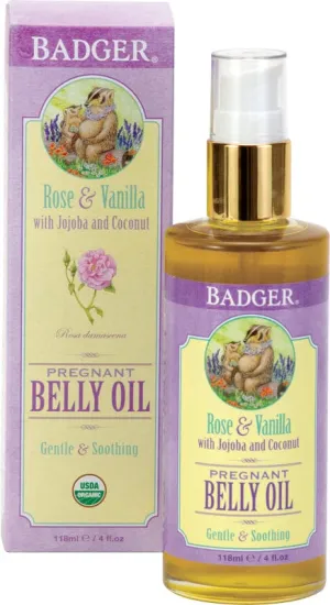 Badger Balms Pregnant Belly Oil, 118ml