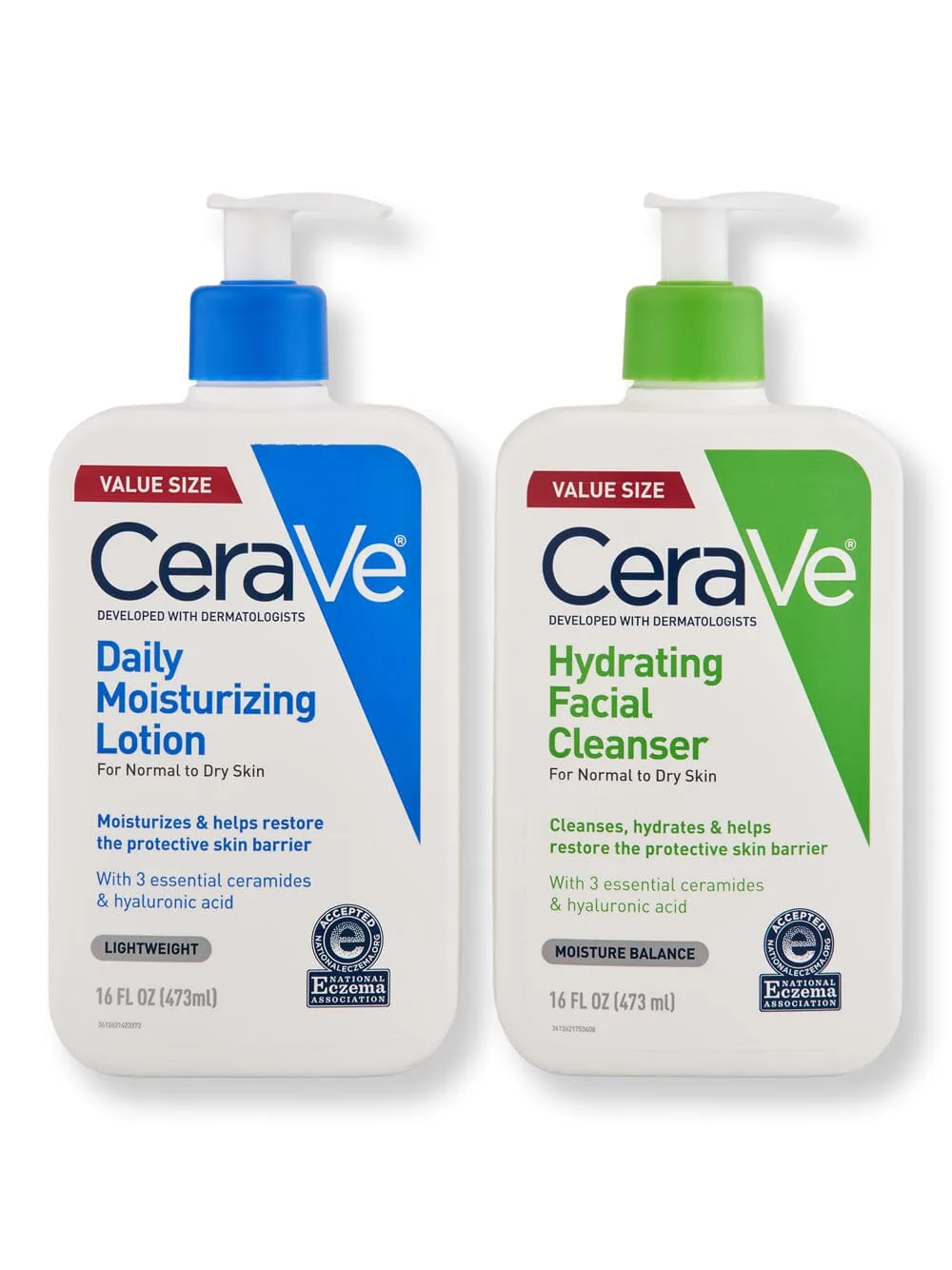 CeraVe Hydrating Cleanser 16 oz & Moisturizing Lotion 16 oz