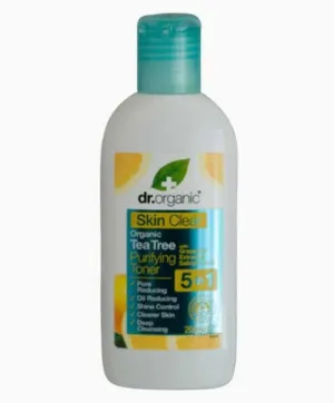 Dr Organic Skin Clear Organic 5 In 1 Tea Tree Purifying Toner