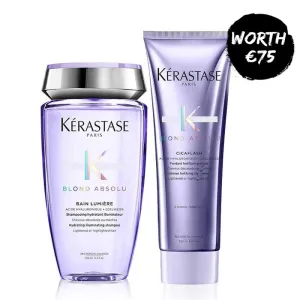 Kérastase Blond Absolu Illuminating Shampoo & Cicaflash Conditioner Duo