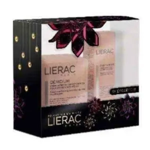 Lierac Kit Deridium Nourishing Cream wrinkle correction normal skin and mixed 50ml   Cream Diopticreme correcting wrinkles around the eyes 10ml: