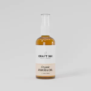 Organic Jojoba Oil - Cold Pressed (Glass Bottle)