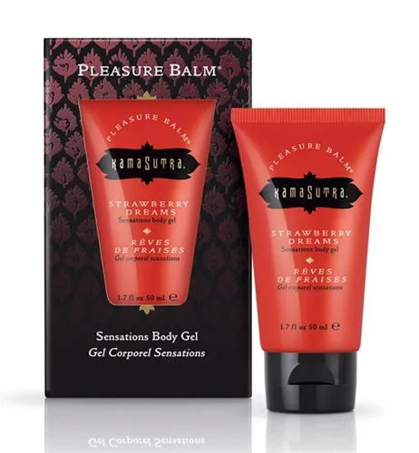 Pleasure Balm Sensations Body Gel - Strawberry  Dreams - 1.7 Fl. Oz.