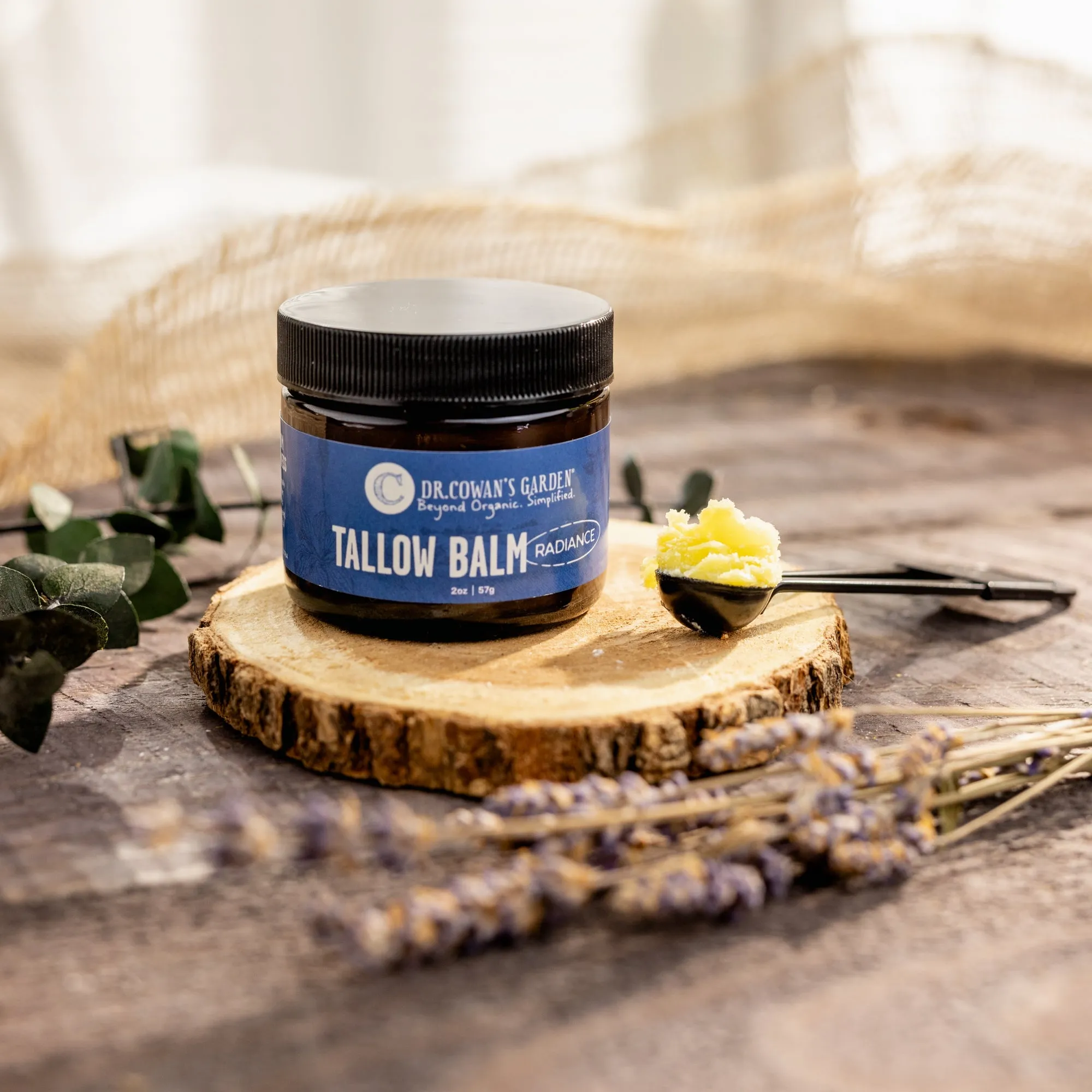 Radiance Tallow Balm Jar by Dr. Cowan's Garden