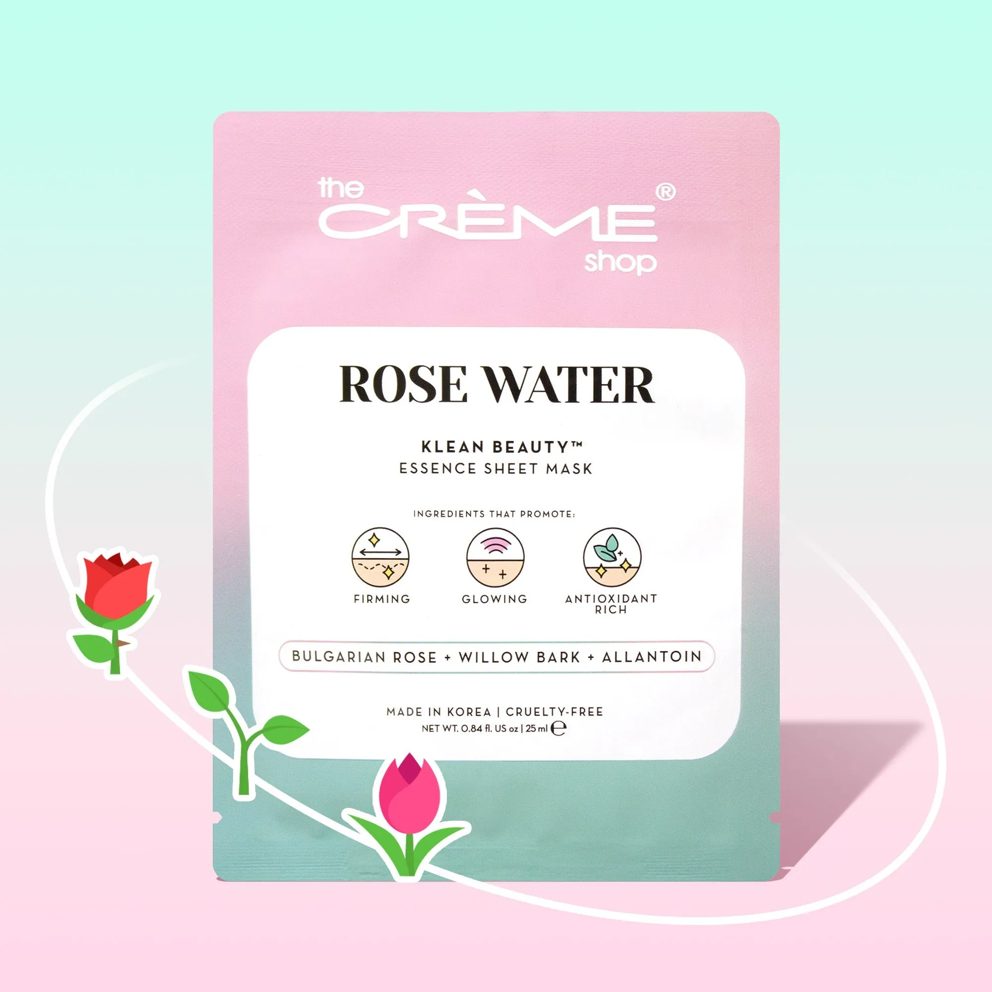 ROSE WATER Klean Beauty™️ Essence Sheet Mask