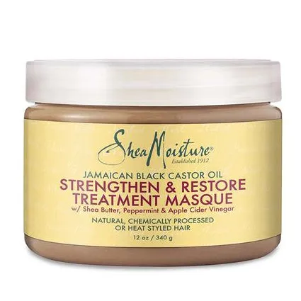 Shea Moisture Jamaican Black Castor Oil Strengthen & Restore Treatment Masque 12 oz