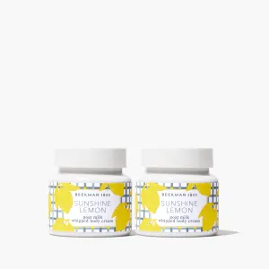 Sunshine Lemon Whipped Body Cream Set of 2