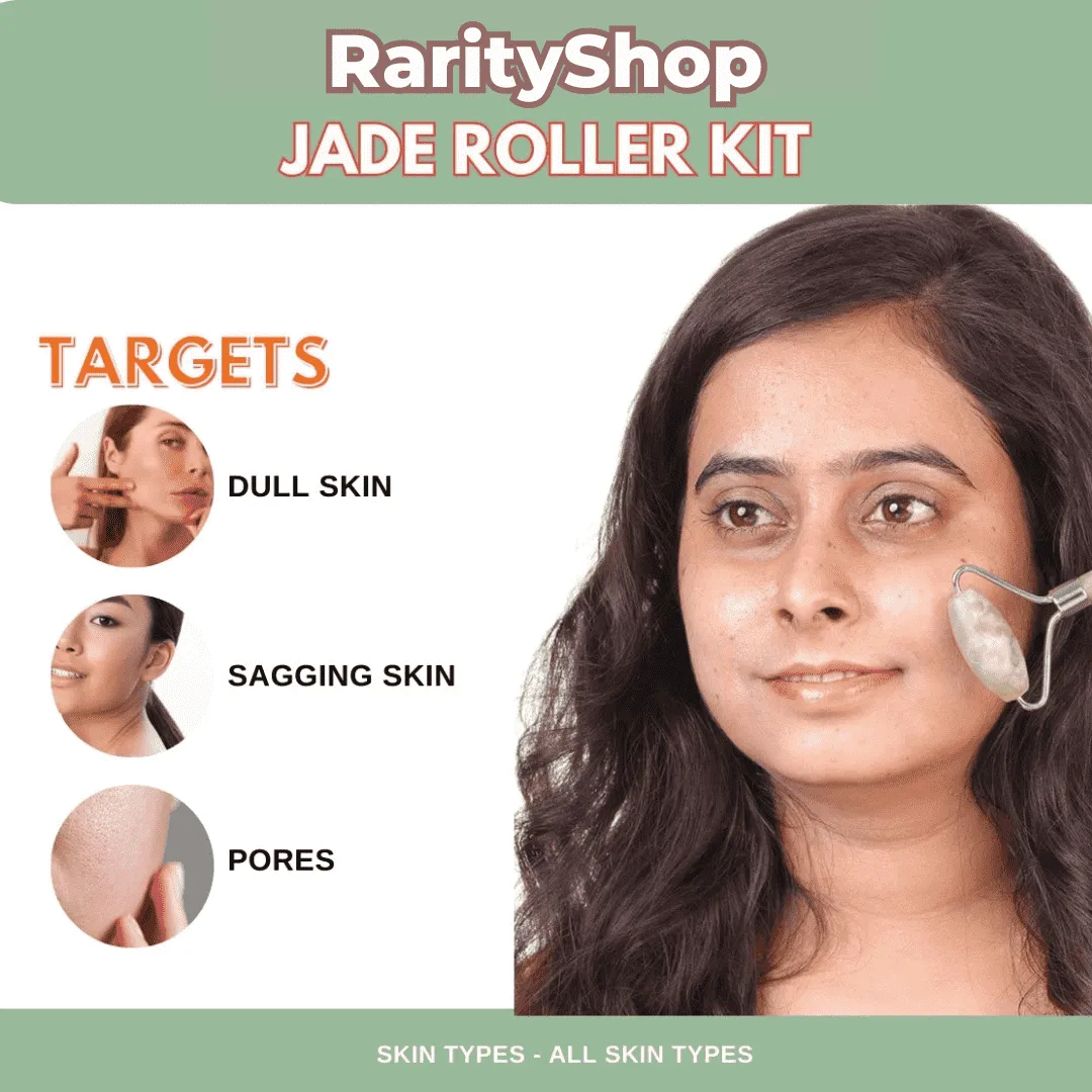 The Ultimate Skincare Combo! (Jade Roller Kit   Free Gua-Sha)