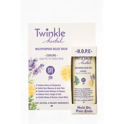 Twinkle Baby Herbal Multi Purpose Relief Balm (YIN) - 12g exp: 06/26