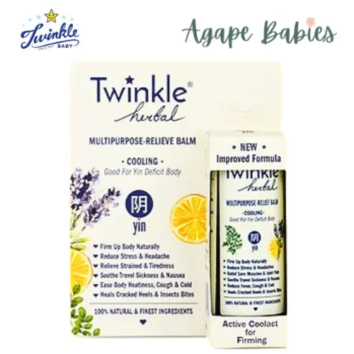 Twinkle Baby Herbal Multi Purpose Relief Balm (YIN) - 12g exp: 06/26