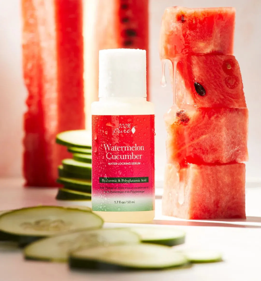 Watermelon   Cucumber Water Locking Serum - 100% Pure